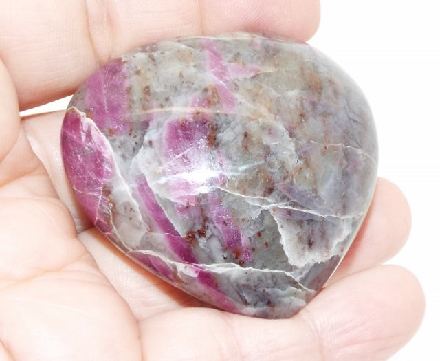 Ruby In Feldspar Heart Shape 5