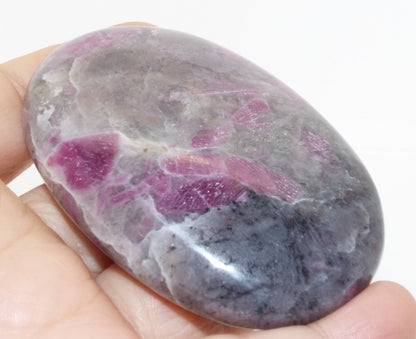 Ruby In Feldspar Palmstone Pebble 2
