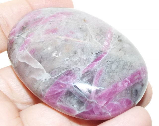 Ruby In Feldspar Palmstone Pebble 3