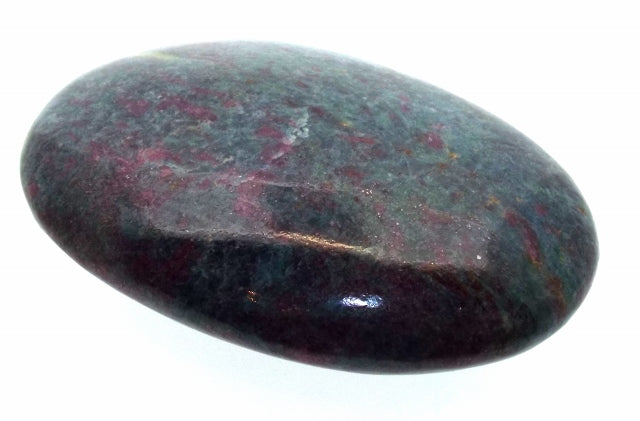 Ruby In Kyanite Palmstone Pebble 03