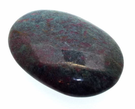 Ruby In Kyanite Palmstone Pebble 03