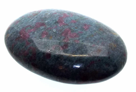 Ruby In Kyanite Palmstone Pebble 07