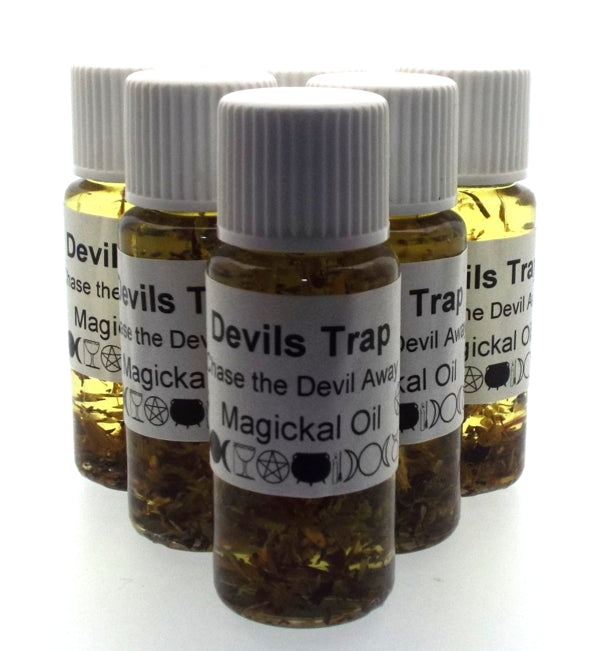 10ml Devils Trap Herbal Spell Oil Chase The Devil Away