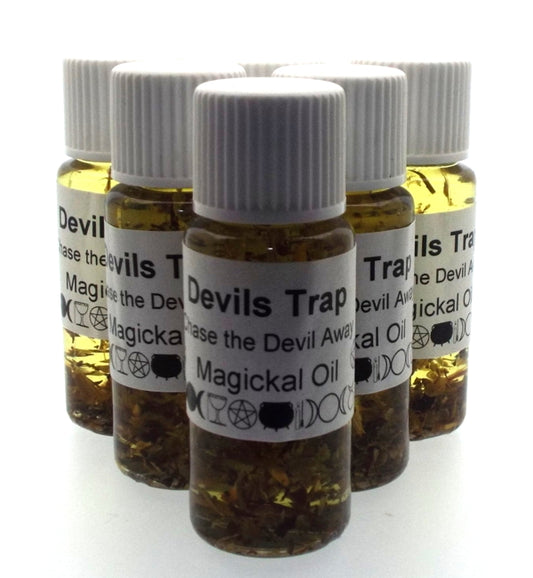 10ml Devils Trap Herbal Spell Oil Chase The Devil Away