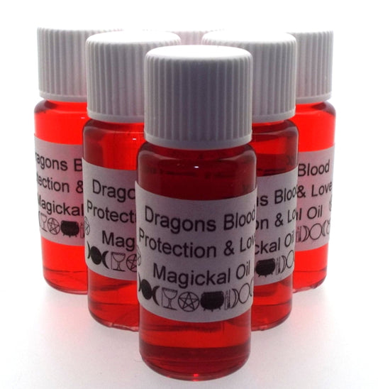 10ml Dragons Blood Herbal Spell Oil Protection and Love