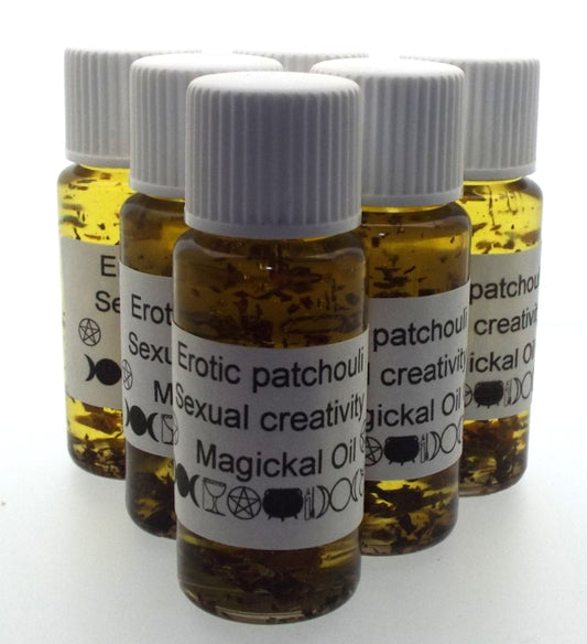 10ml Erotic Patchouli Herbal Spell Oil Sexual Creativity