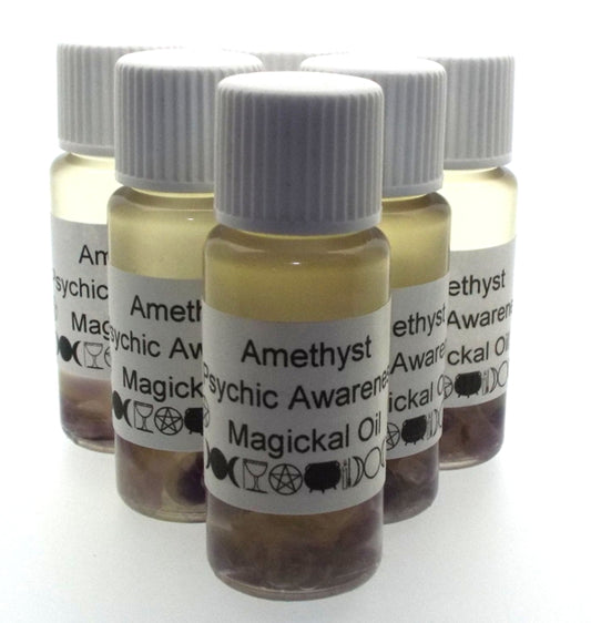 10ml Amethyst Gemstone Oil Psychic Awareness