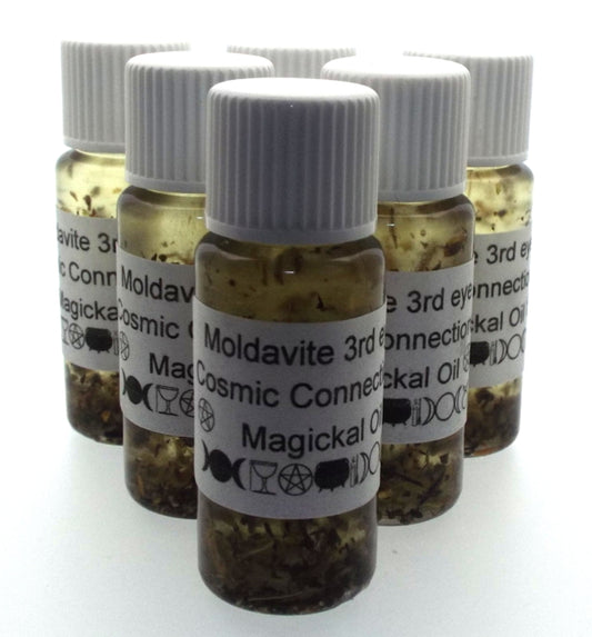10ml Moldavite Gemstone Oil Cosmic Connections