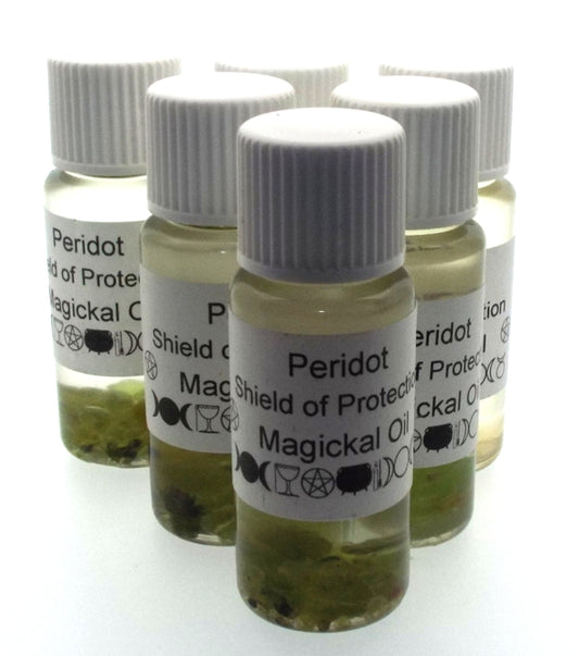 10ml Peridot Gemstone Oil Shield of Protection