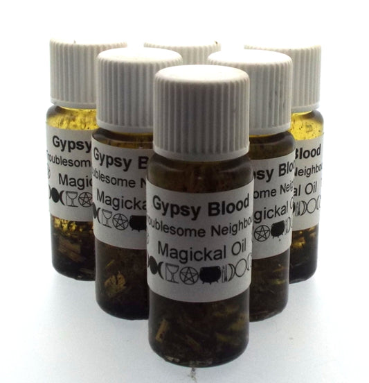 10ml Gypsy Blood Herbal Spell Oil Troublesome Neighbours