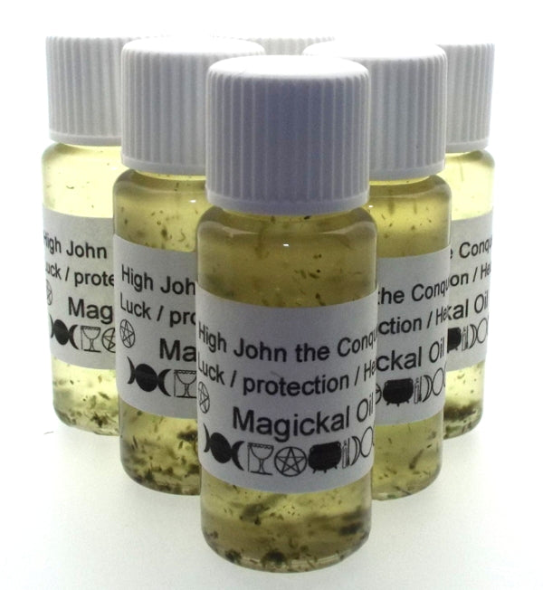 10ml High John the Conqueror Herbal Spell Oil Protection Luck