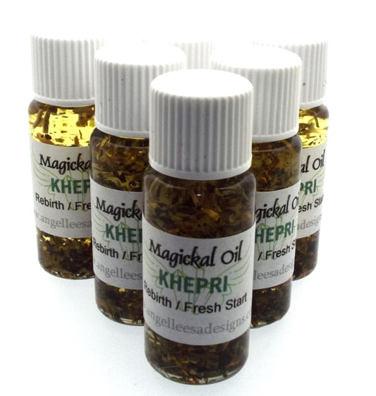 10ml Khepri Herbal Spell Oil Rebirth New Start