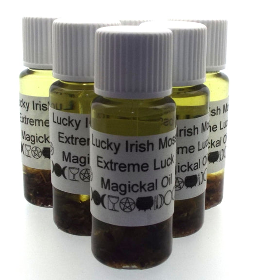 10ml Lucky Irish Moss Herbal Spell Oil Success Luck