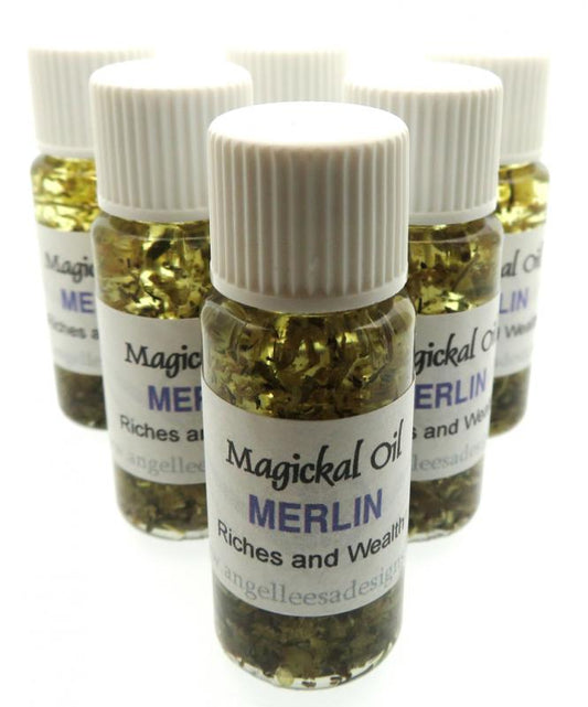 10ml Merlin Herbal Spell Oil Riches and Wealth