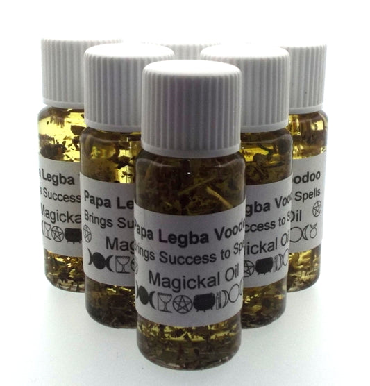 10ml Papa Legba Herbal Spell Oil Bring Success Voodoo