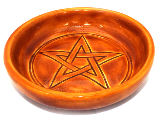 Pentacle Ceramic Dish Brown 04