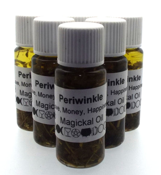 10ml Periwinkle Herbal Spell Oil Love Money Happiness