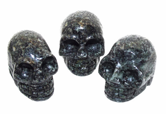 Preseli Bluestone Gemstone Carved Mini Skull