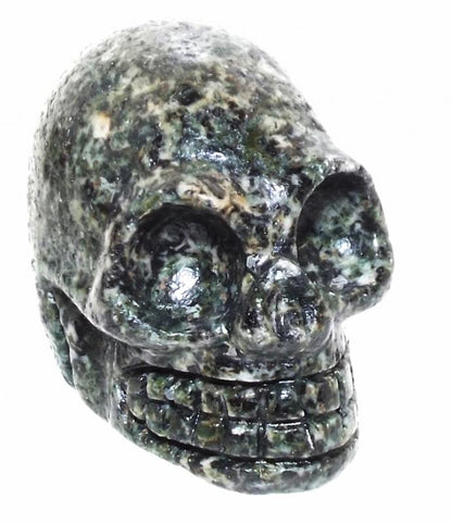 Preseli Bluestone Gemstone Carved Mini Skull