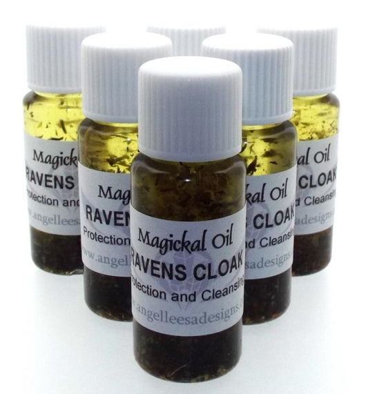 10ml Ravens Cloak Herbal Spell Oil Protection Cleansing