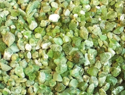 100gms Peridot Raw Gemstone Chips