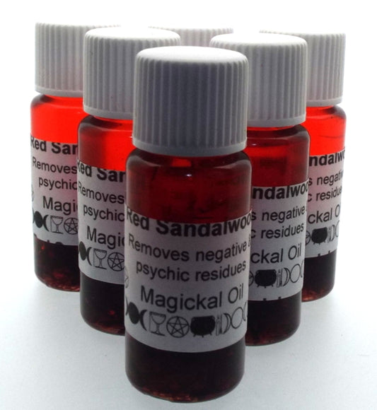 10ml Red Sandalwood Herbal Spell Oil Removes Psychic Residues