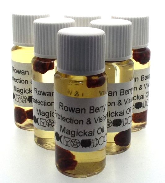 10ml Rowan Berry Herbal Spell Oil Protection and Visionary