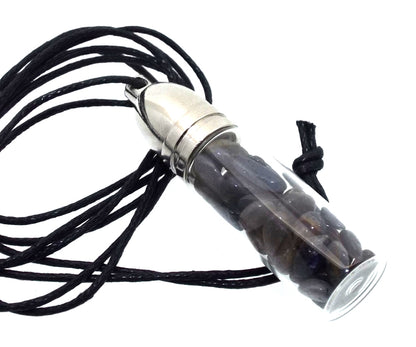 Sapphire Conjure Bottle Pendant