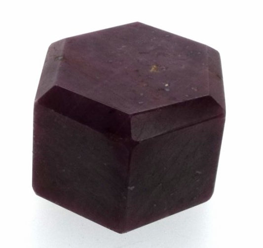 Indian Ruby Hexagon Shaped Specimen 10
