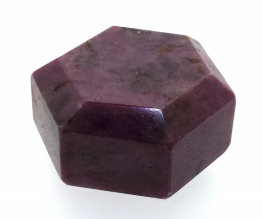 Indian Ruby Hexagon Shaped Specimen 2