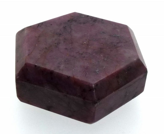 Indian Ruby Hexagon Shaped Specimen 6