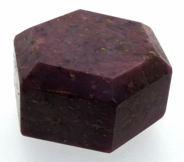 Indian Ruby Hexagon Shaped Specimen 8