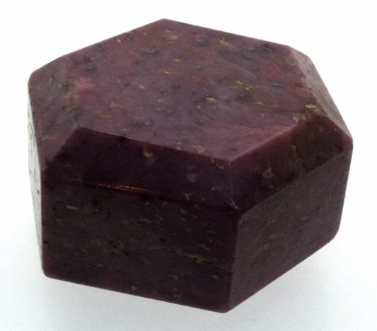 Indian Ruby Hexagon Shaped Specimen 8