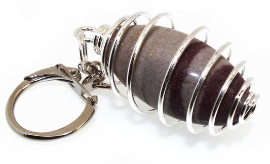 Shiva Lingam Narmada Stone Keyring