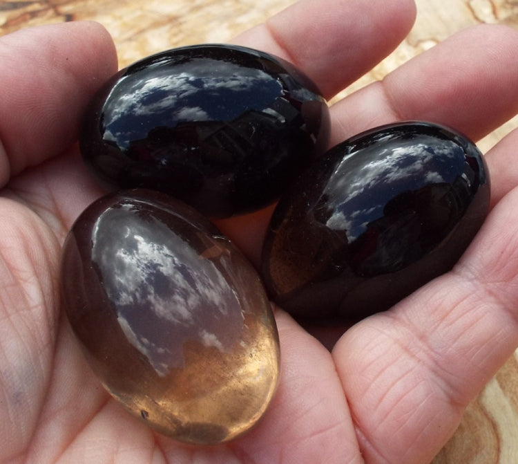 Smoky Quartz Shiva Gemstone Egg 40-45mm