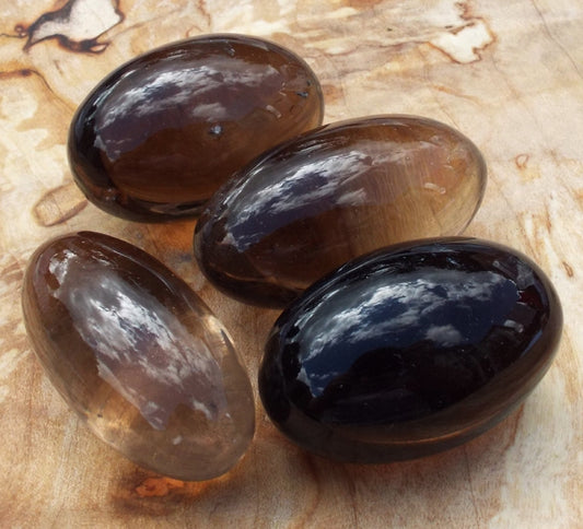 Smoky Quartz Shiva Gemstone Egg 45-50mm