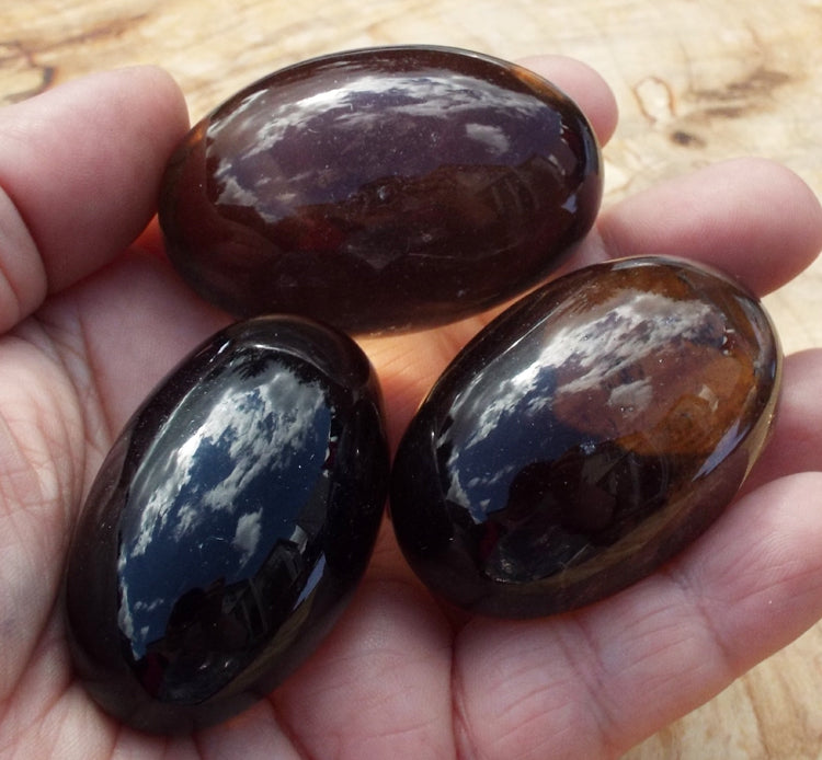 Smoky Quartz Shiva Gemstone Egg 50-55mm
