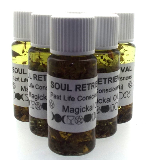 10ml Soul Retrieval Herbal Spell Oil Past Life Consciousness