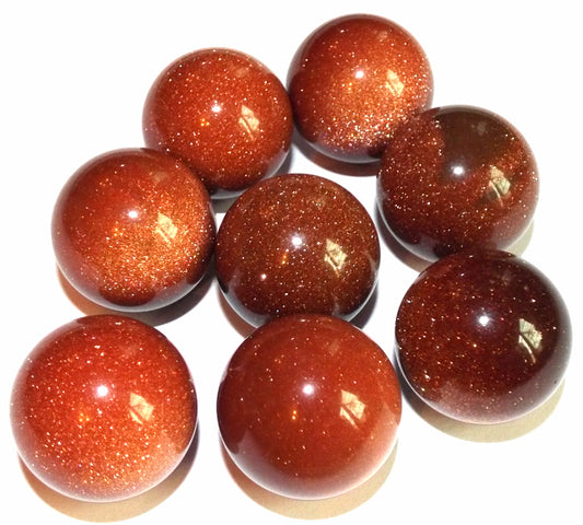Goldstone Gemstone Sphere 24mm
