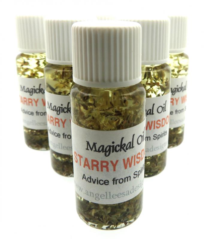 10ml Starry Wisdom Herbal Spell Oil Guidance From Spirits