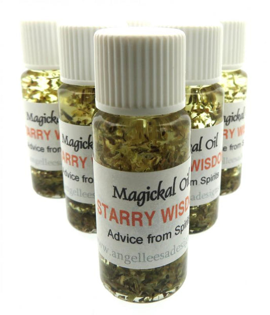 10ml Starry Wisdom Herbal Spell Oil Guidance From Spirits