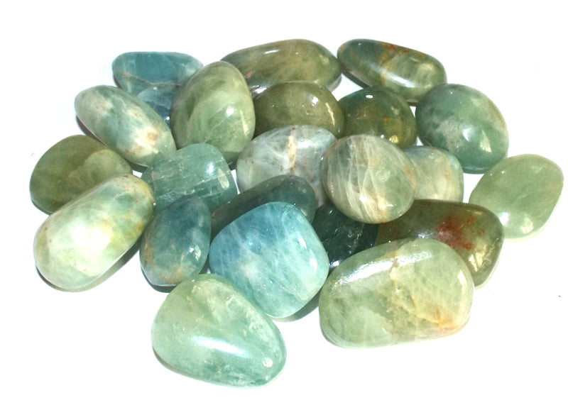 1 x Medium Aquamarine Tumblestone