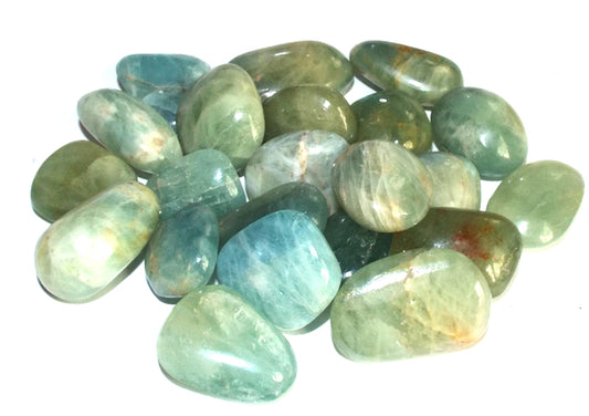 1 x Medium Aquamarine Tumblestone