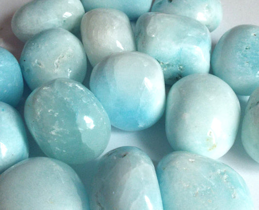 1 x Extra Large Blue Aragonite Tumblestone