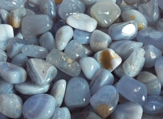 1 x Small Blue Lace Agate Tumblestone