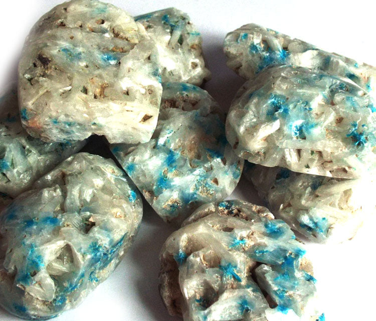 1 x Large Cavansite Pebble Tumblestone