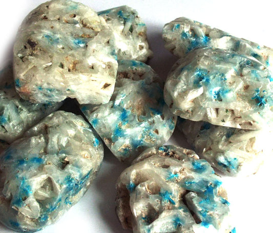 1 x Large Cavansite Pebble Tumblestone