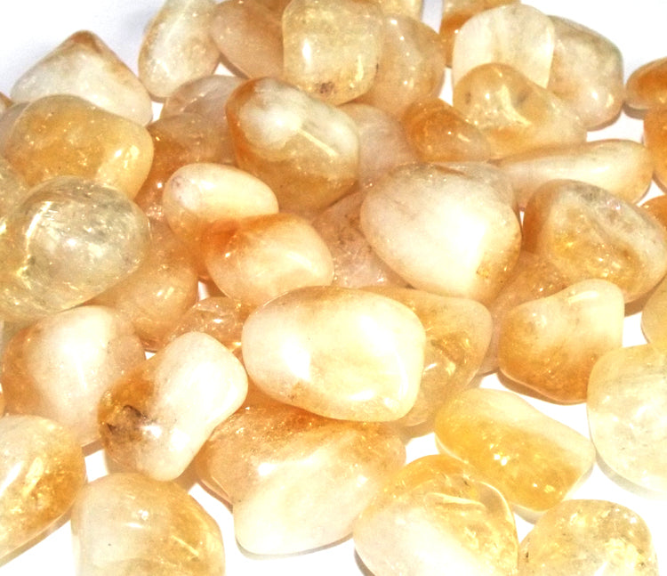 1 x Citrine Tumblestone