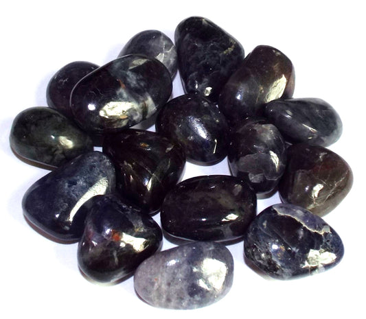 1 x Large Iolite Water Sapphire Tumblestone