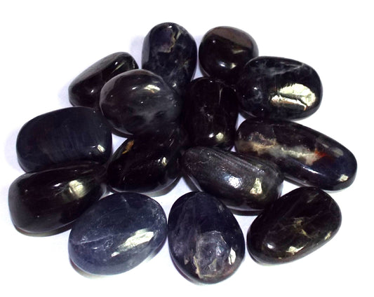 1 x Medium Iolite Water Sapphire Tumblestone